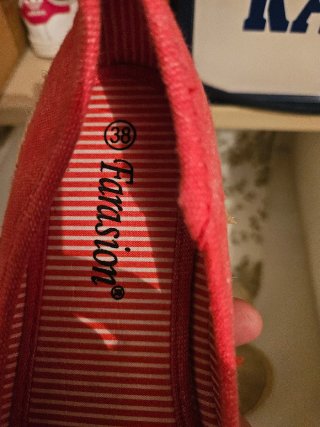 Scarpe Furasión Estate Donna Taglia 38 Rosse