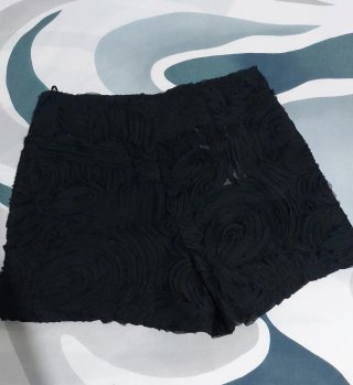 Falda pantalón vestir negra