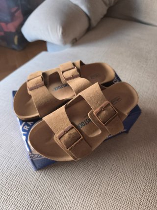 Sandalias Birkenstock Marrones Talla 38