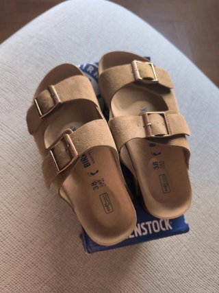 Sandalias Birkenstock Marrones Talla 38