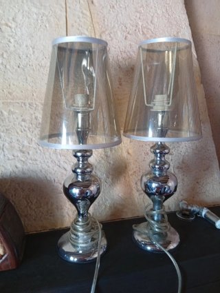 Juego de 2 lámparas de mesita de noche