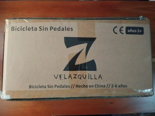 Bicicleta NUEVA sin pedales infantil +3 años