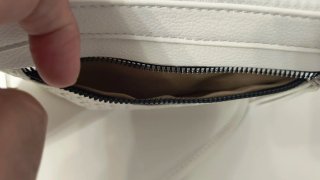 Bolso bandolera blanco mujer