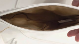 Bolso bandolera blanco mujer