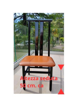 Set 4 Sedie Design Vintage Anni '80 Mod. Zea