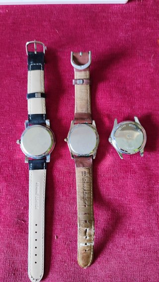 Lote 3 Relojes Pulsera Bahnhof, Citizen, Conseur