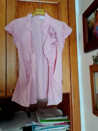 Camicetta rosa Etensive con fiore