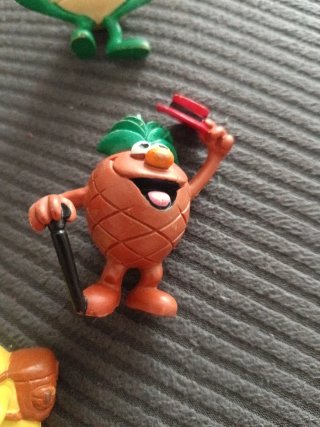 5 Figuras Fruitis Dibujos Animados