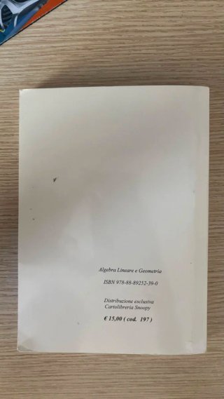 Algebra lineare e geometria