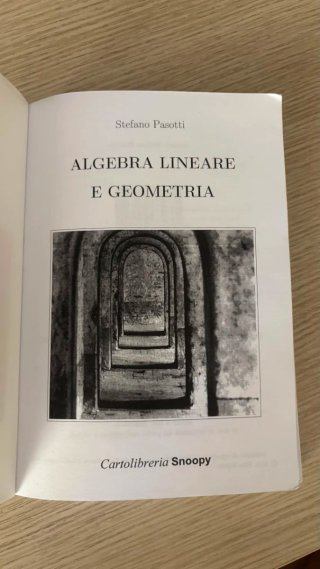 Algebra lineare e geometria