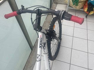 Bicicleta Rockrider 24 Bianca