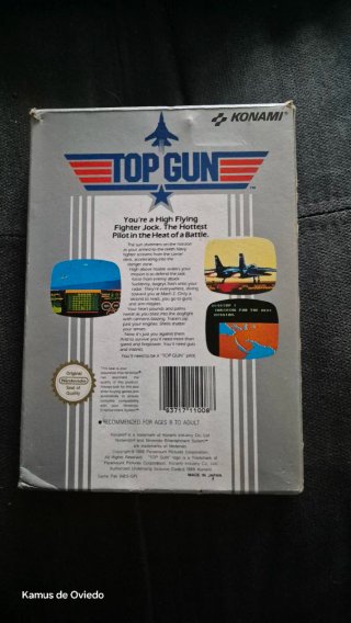 Top Gun Nintendo NES Konami