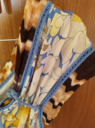 Missoni Abito Monospalla Seta Viscosa Floreale