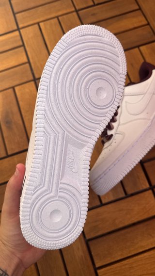 Nike Air Force 1 Talla 39 Rojo/Blanco