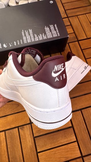 Nike Air Force 1 Talla 39 Rojo/Blanco