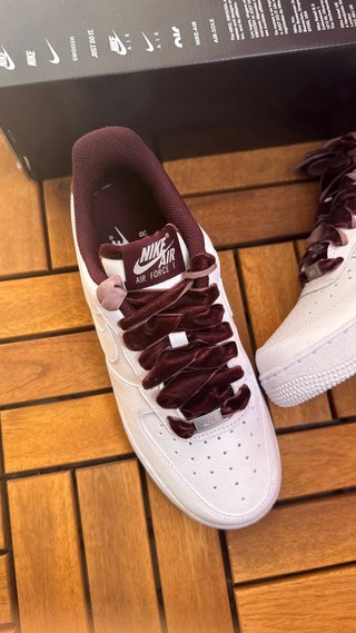 Nike Air Force 1 Talla 39 Rojo/Blanco