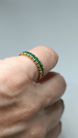 Anillo de oro de 18kt.