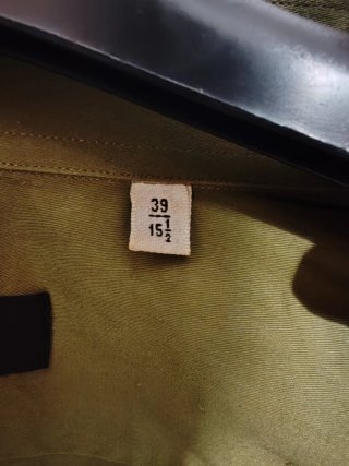 Camicia Spigoli manica corta verde taglia M