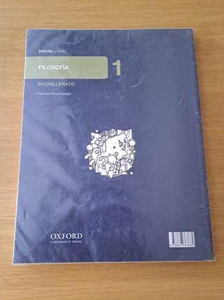 Filosofía, 1 Bachillerato