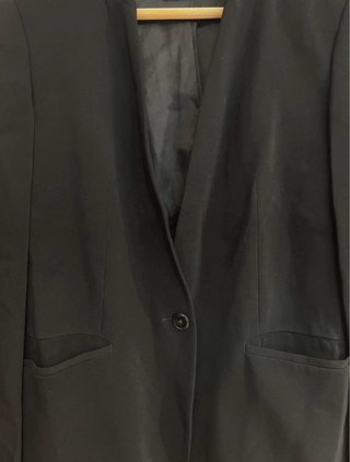 Americana Massimo Dutti Negra