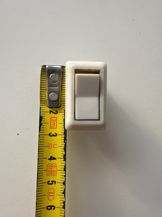 Interruptor vintage blanco