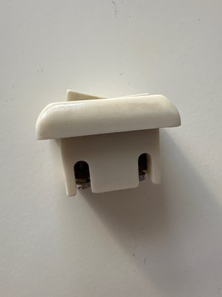 Interruptor vintage blanco