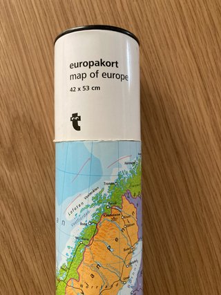 Mapa de Europa 42 x 53 cm