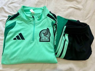 Chándal Adidas México Verde y Negro