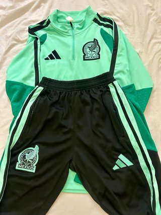 Chándal Adidas México Verde y Negro