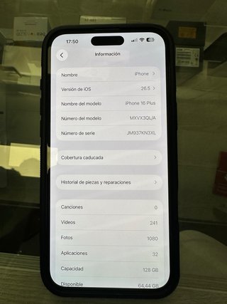 iPhone 16 Plus Azul