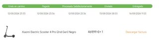 Patinete Xiaomi Scooter 4 Pro (2nd Gen) Negro