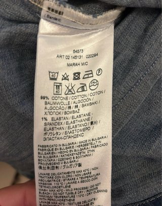 Camisa Vaquera GAS Manga Corta