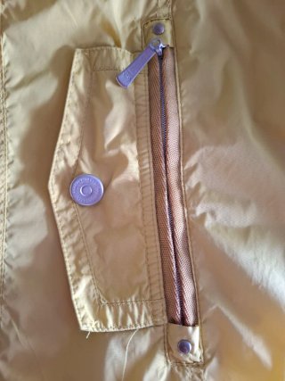 Chaqueta impermeable LEBEK amarilla