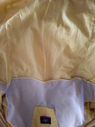 Chaqueta impermeable LEBEK amarilla