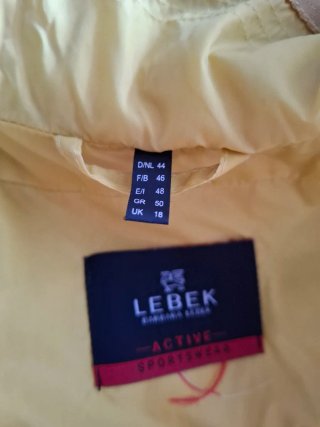 Chaqueta impermeable LEBEK amarilla
