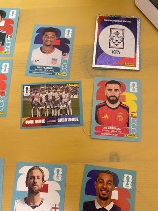 60 Cromos Panini Copa Mundial 2022