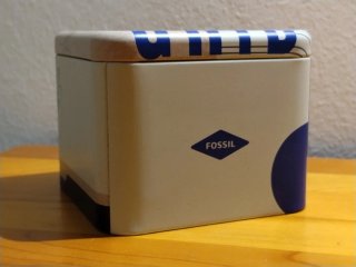 Reloj Fossil Mujer Marrón y caja de acero.