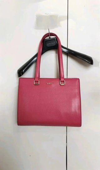 Borsa Carpisa Pelle Rosa/Rosso Nuova