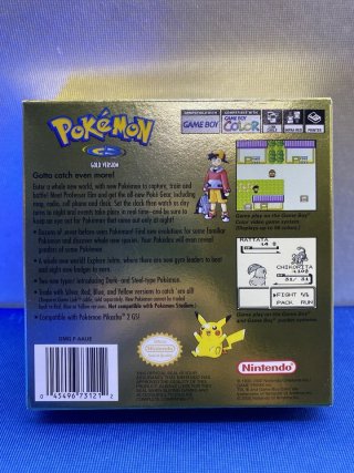 JUEGO GAMEBOY COLOR NTSC USA POKEMON GOLD VERSION