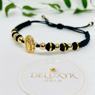 Pulsera Virgen de Guadalupe Oro Laminado 18K