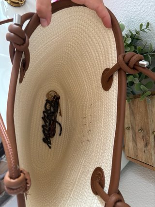 Bolso de rafia grande Mïu Mïu