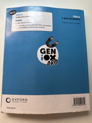 Física 2 Bachillerato | Genioxpro