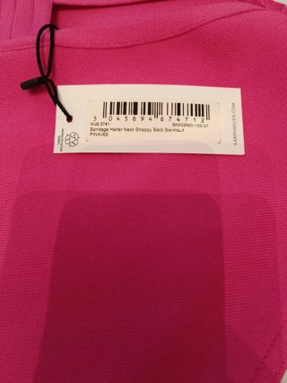 Traje de baño halter con tiras