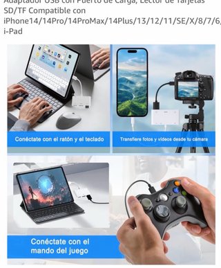 Adaptador HDMI USB 6 en 1