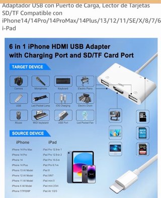 Adaptador HDMI USB 6 en 1