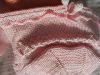 Conjunto 3 piezas bebé 3 meses rosa