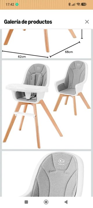 Trona Kinderkraft Tixi 2 en 1