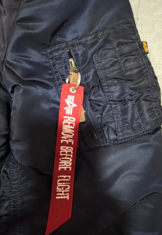Chaqueta Alpha Industries Slim Fit Azul Talla L