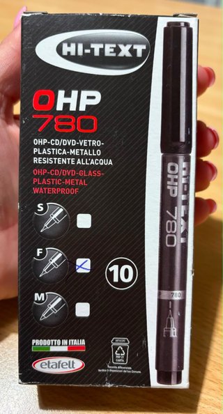 Penne indelebili Hi-Text OHP 780