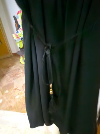Vestito nero voile M